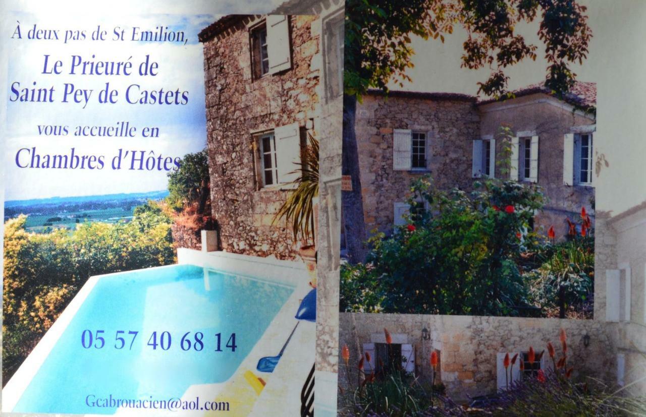 Le Prieure Bed & Breakfast Saint-Pey-de-Castets Екстериор снимка