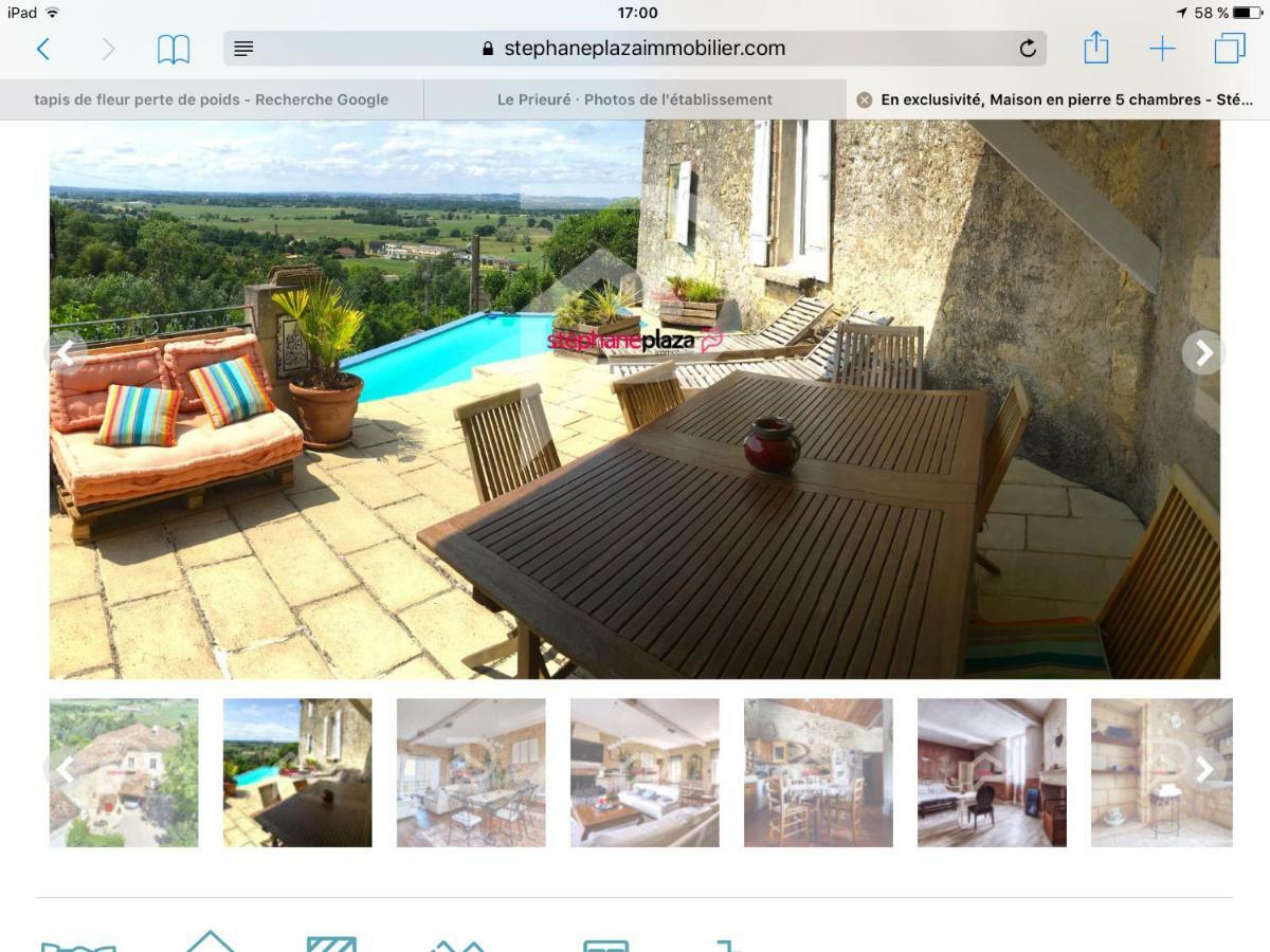 Le Prieure Bed & Breakfast Saint-Pey-de-Castets Екстериор снимка
